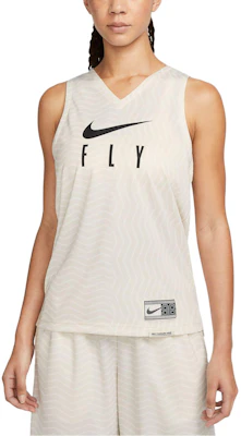 (Women) Nike Dri-Fit Split Hem Basketball Tank Top Sail White DX0552-133 Buy (Women) Nike Dri-Fit Split Hem Basketball Tank Top Sail White DX0552-133