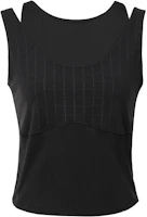 (Women) Nike Dri-Fit Yoga Luxe Black Solid Quick-Dry Tank Top. FB4582-010 (Women) Nike Dri-Fit Yoga Luxe Black Solid Quick-Dry Tank Top. FB4582-010