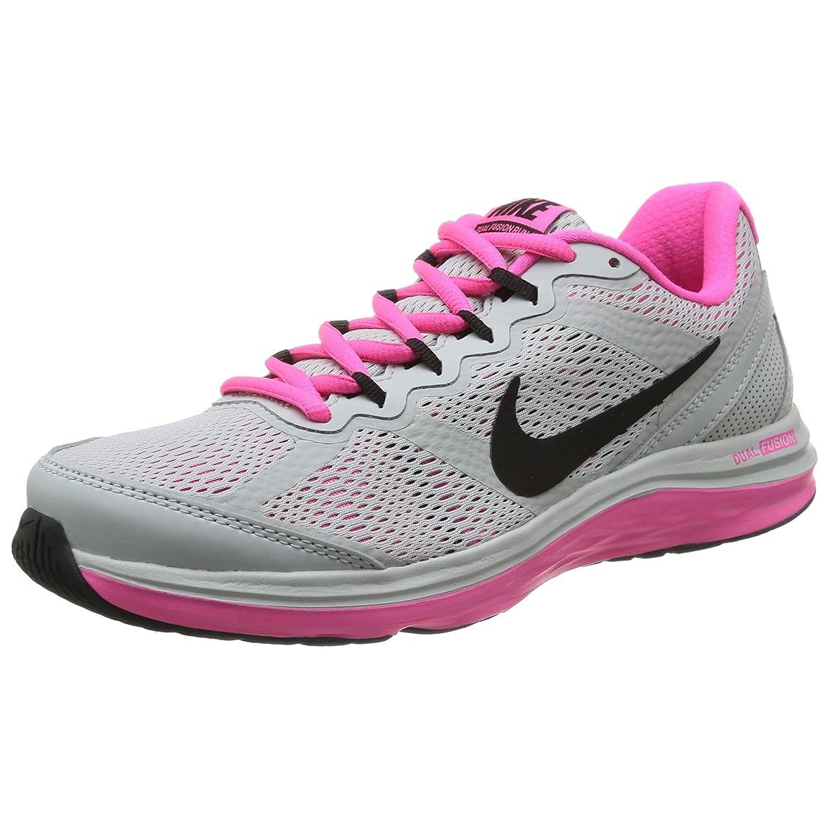 (W) Nike Dual Fusion 3 Low-Top Gray/Pink 圖 3