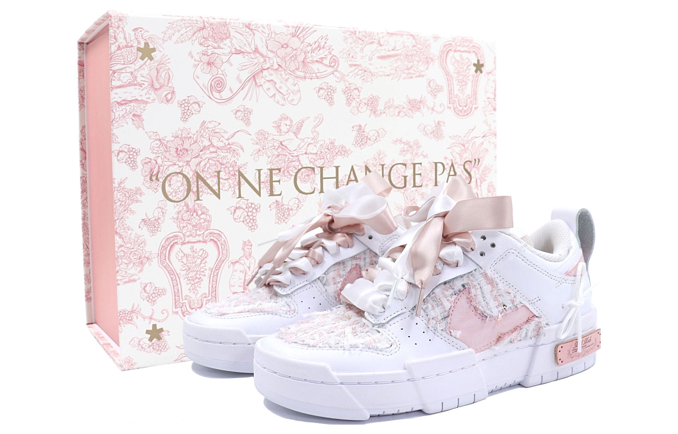 (Women) Nike Dunk Disrupt 'Pale Pink Butterfly Lace' DO5219-111-448516