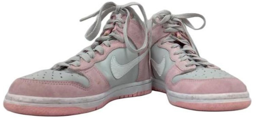 (W) Nike Dunk Hi 'Kelabu Neutral/Putih Merah Jambu Asli' 308606-511 Lookbook (W) Nike Dunk Hi 'Kelabu Neutral/Putih Merah Jambu Asli' 308606-511