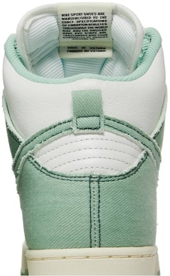 (Women) Nike Dunk High 1985 'Green Denim' DV1143-300 Sizing (Women) Nike Dunk High 1985 'Green Denim' DV1143-300