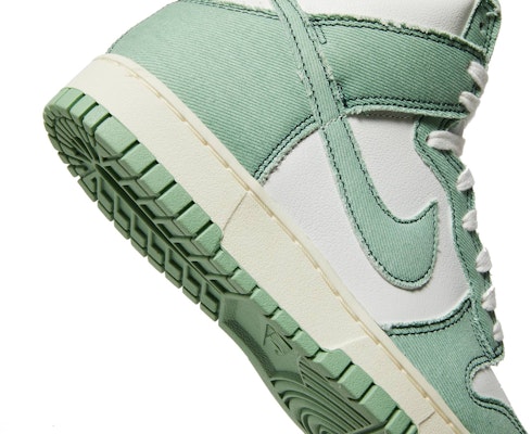 (Women) Nike Dunk High 1985 'Green Denim' DV1143-300 2