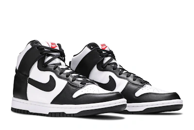 (Women) Nike Dunk High 'Black White'