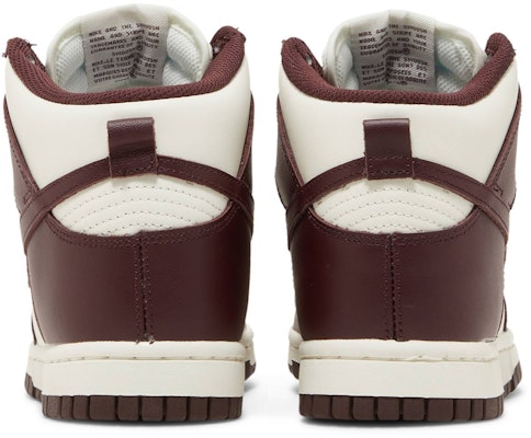 (Women) Nike Dunk High 'Burgundy Crush' DD1869-601 Details for (Women) Nike Dunk High 'Burgundy Crush' DD1869-601