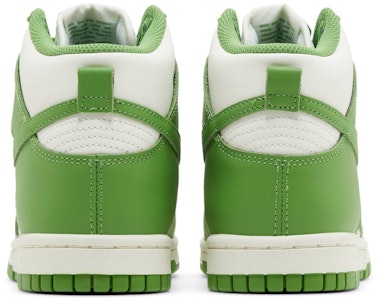 (W) Nike Dunk High 'Chlorophyll' Hijau Tumbuhan DD1869-300 Details for (W) Nike Dunk High 'Chlorophyll' Hijau Tumbuhan DD1869-300