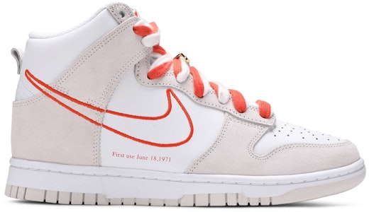 (W) Nike Dunk High 'Paket Penggunaan Pertama - Putih Sail Oranye' DH6758-100 Buy (W) Nike Dunk High 'Paket Penggunaan Pertama - Putih Sail Oranye' DH6758-100