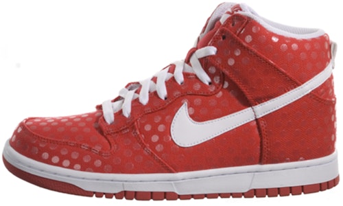 (W) Nike Dunk Tinggi 'Polka Dot - Merah Sukan' 318676-600 Buy (W) Nike Dunk Tinggi 'Polka Dot - Merah Sukan' 318676-600