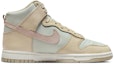 Order Nike Dunk High 耐磨 高筒 女款滑板鞋 牛津粉色