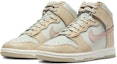 Lookbook Nike Dunk High 耐磨 高筒 女款滑板鞋 牛津粉色