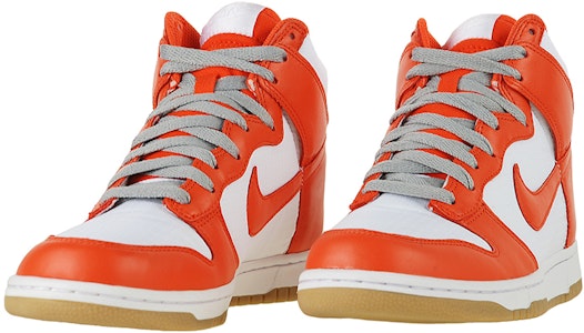 (W) Nike Dunk High 'Team Orange Gum' Lelaki 325203-100 Lookbook (W) Nike Dunk High 'Team Orange Gum' Lelaki 325203-100