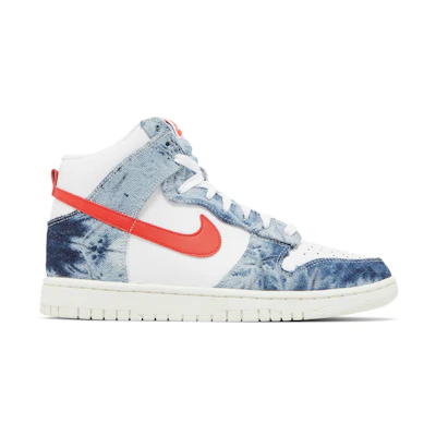 (W) Nike Dunk High 'Washed Denim'