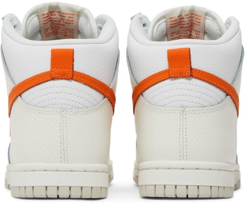 (Women) Nike Dunk High 'White Magma Orange' DV6986-100 Details for (Women) Nike Dunk High 'White Magma Orange' DV6986-100