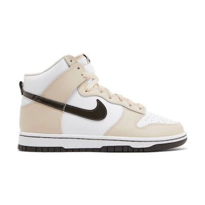 (W) Nike Dunk High 'White Sand Drift Brown'