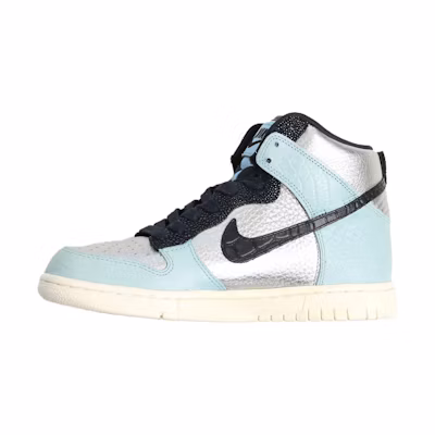 (W) Nike Dunk High LX 'Metallic Silver Mica Blue'