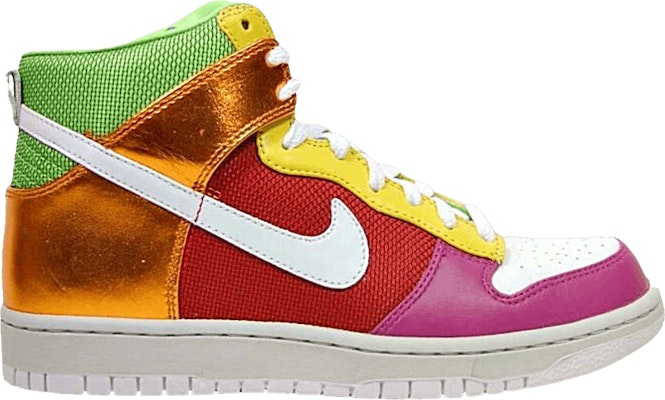 Women Nike Dunk High Premium Multi Color 317814 111 317814