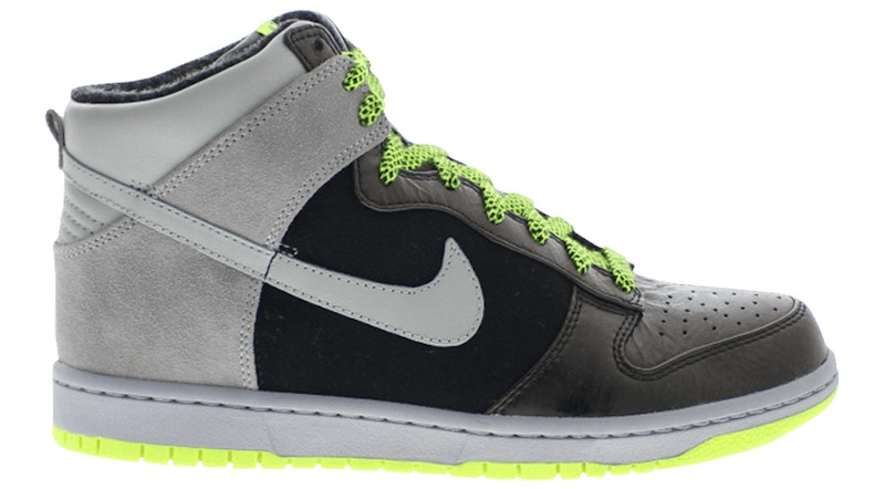 Buy (W) Nike Dunk High Premium 'Stealth Volt' Lelaki Wanita Sneakers 317814-001