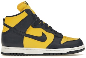 (Women) Nike Dunk High QS 'Michigan' 854340-700 (Women) Nike Dunk High QS 'Michigan' 854340-700