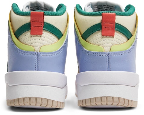 (W) Nike Dunk High Rebel 'Cashmere Coral' Wanita DH3718-700 Details for (W) Nike Dunk High Rebel 'Cashmere Coral' Wanita DH3718-700