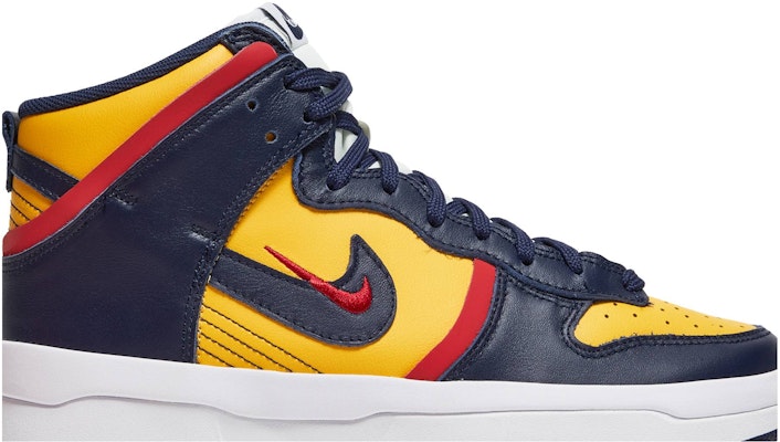 (Women) Nike Dunk High Rebel 'Michigan' DH3718-701 Order (Women) Nike Dunk High Rebel 'Michigan' DH3718-701