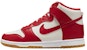 (W) Nike Dunk Tinggi Sail Gym Merah Gum DD1869-114