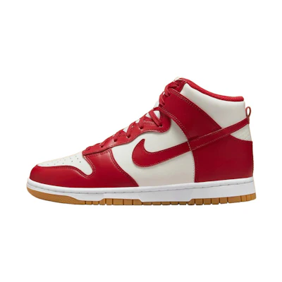 (W) Nike Dunk High 'Gym Red Sail Gum'