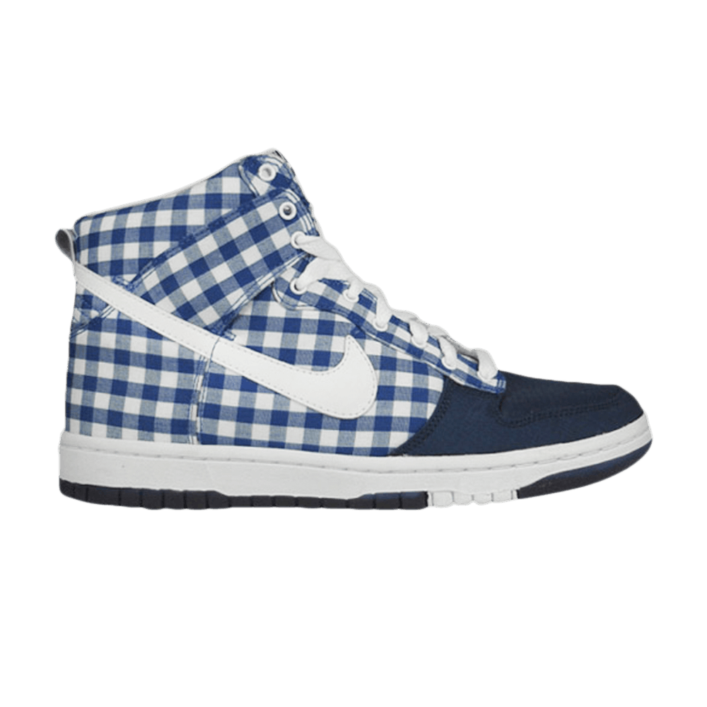plaid nike high tops
