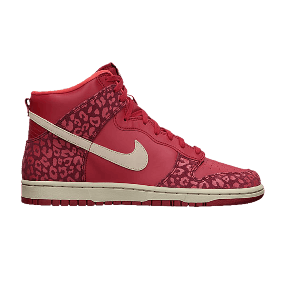 (Women) Nike Dunk High Skinny 'Red Leopard Print' 429984-603