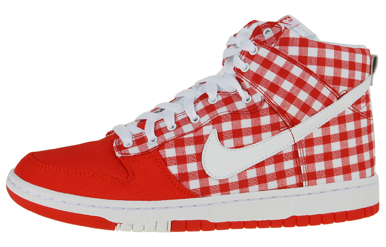 (Women) Nike Dunk High Skinny 'Red Plaid' 344142-611