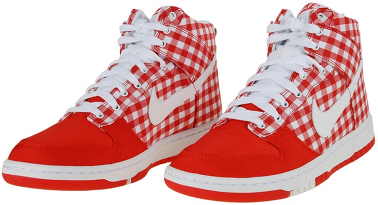 (W) Nike Dunk High Skinny 'Merah Kotak-kotak' 344142-611 Order (W) Nike Dunk High Skinny 'Merah Kotak-kotak' 344142-611