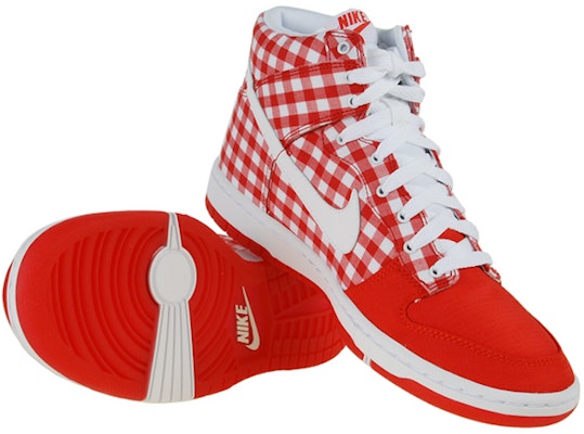 (W) Nike Dunk High Skinny 'Merah Kotak-kotak' 344142-611 Shop (W) Nike Dunk High Skinny 'Merah Kotak-kotak' 344142-611