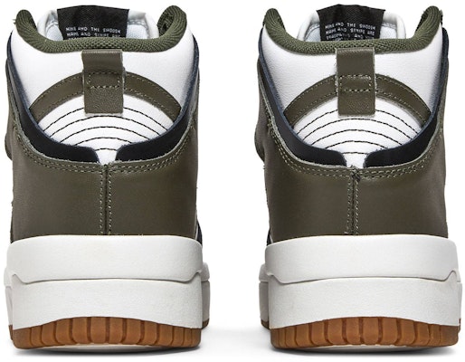 (Women) Nike Dunk High Up 'Cargo Khaki' DH3718-103 Details for (Women) Nike Dunk High Up 'Cargo Khaki' DH3718-103