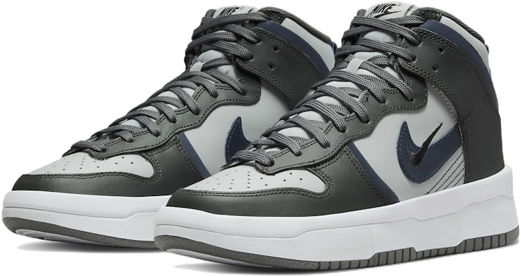 (Women) Nike Dunk High UP 'Iron Gray/Mid Night Navy' DH3718-002 Lookbook (Women) Nike Dunk High UP 'Iron Gray/Mid Night Navy' DH3718-002