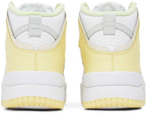(Women) Nike Dunk High Up 'Lemon Yellow' DH3718-105 Details for (Women) Nike Dunk High Up 'Lemon Yellow' DH3718-105