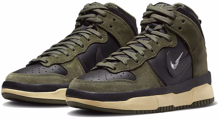 (W) Nike Dunk High Up 'Medium Olive' - Zaitun Sederhana DH3718-200 Lookbook (W) Nike Dunk High Up 'Medium Olive' - Zaitun Sederhana DH3718-200