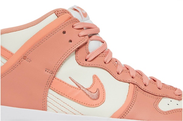 (W) Nike Dunk High UP 'Sail Light/Crimson Bliss' - Putih Merah Jambu DH3718-107 Order (W) Nike Dunk High UP 'Sail Light/Crimson Bliss' - Putih Merah Jambu DH3718-107