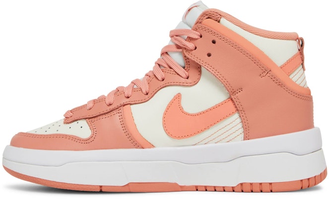 (W) Nike Dunk High UP 'Sail Light/Crimson Bliss' - Putih Merah Jambu DH3718-107 Lookbook (W) Nike Dunk High UP 'Sail Light/Crimson Bliss' - Putih Merah Jambu DH3718-107