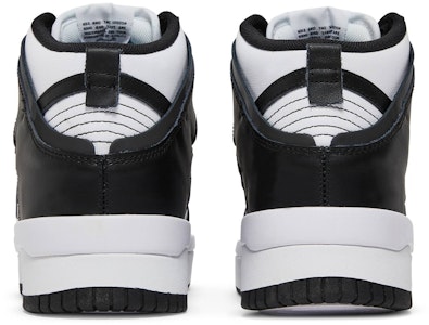 (W) Nike Dunk High Up 'Putih Hitam' DH3718-104 Details for (W) Nike Dunk High Up 'Putih Hitam' DH3718-104