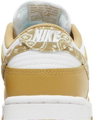 (W) Nike Dunk Low 'Barley Paisley' Zapatillas DH4401-104 Sizing (W) Nike Dunk Low 'Barley Paisley' Zapatillas DH4401-104