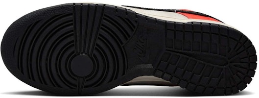 (W) 耐克Dunk Low '黑红脚趾亮红' HQ3423-635 Details for (W) 耐克Dunk Low '黑红脚趾亮红' HQ3423-635