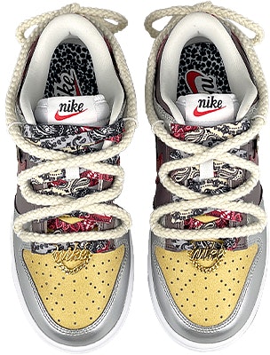 (W) Nike Dunk Low 'Caribbean Pirates Jute Perak Emas Kashew Blossom' DH4403-700-457665 Purchase (W) Nike Dunk Low 'Caribbean Pirates Jute Perak Emas Kashew Blossom' DH4403-700-457665