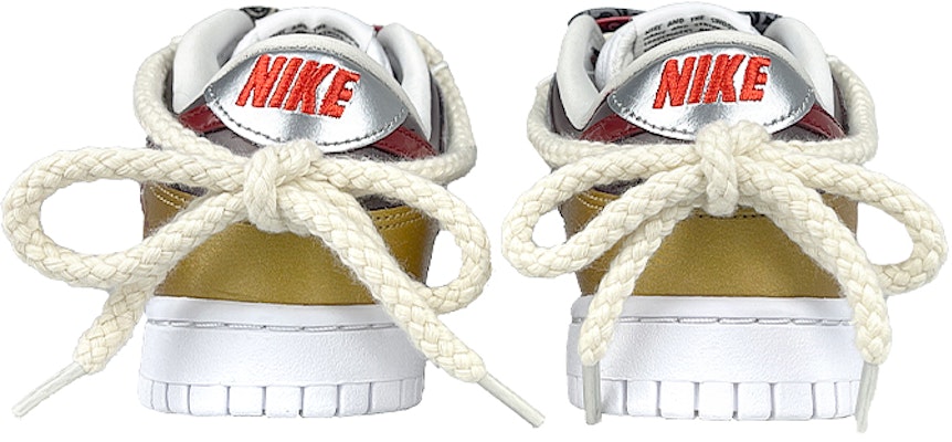 (W) Nike Dunk Low 'Caribbean Pirates Jute Perak Emas Kashew Blossom' DH4403-700-457665 Details for (W) Nike Dunk Low 'Caribbean Pirates Jute Perak Emas Kashew Blossom' DH4403-700-457665