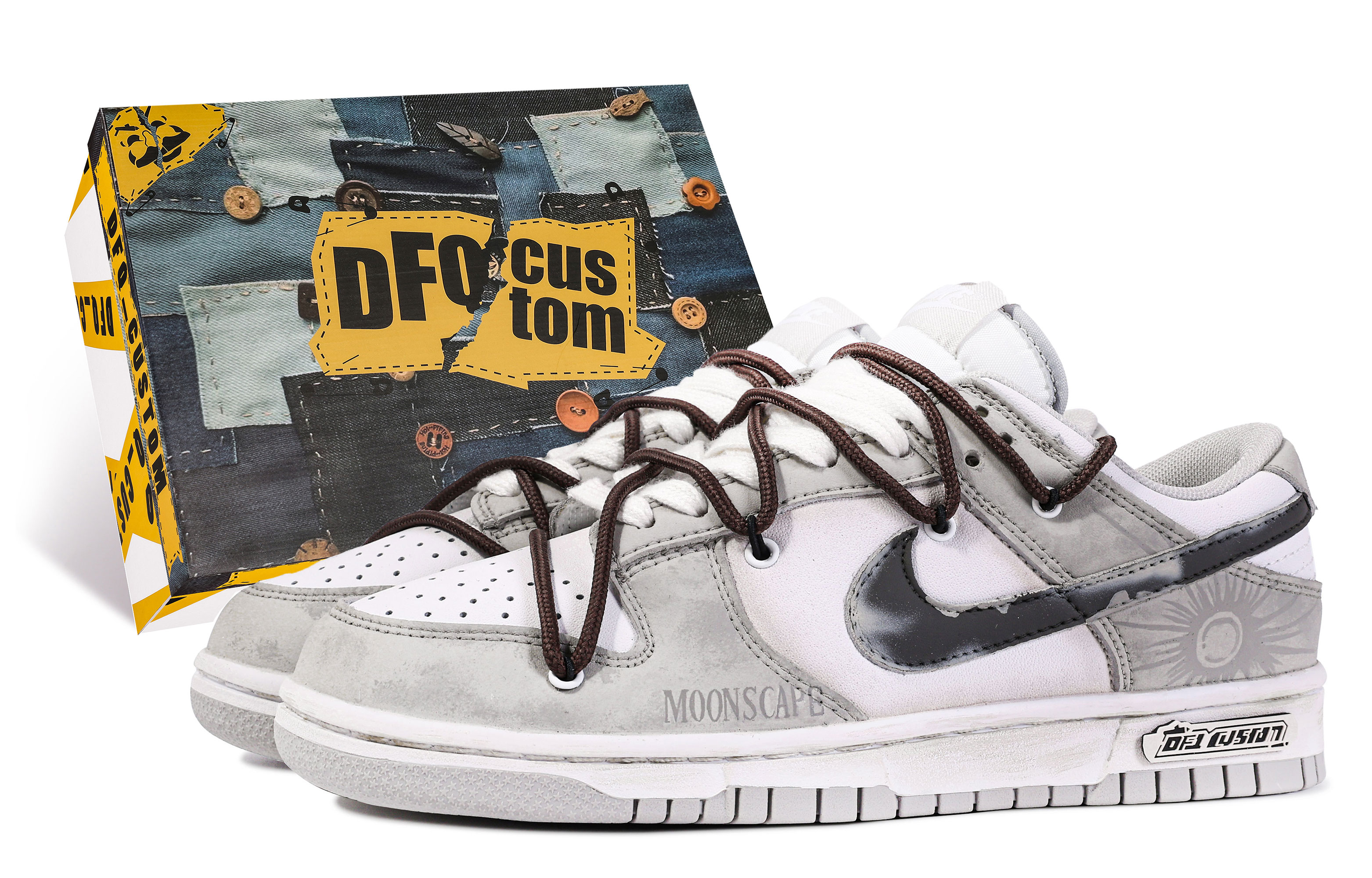 Buy (W) Nike Dunk Rendah 'Da Vinci Moonwalk Grafiti' DD1503-103-486448