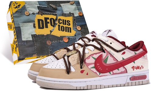 (W) Nike Dunk Low 'Da Vinci Tomato' Lelaki dan Wanita Kasut Sukan DV1160-100(TeamM-TOMATO-BOX) Buy (W) Nike Dunk Low 'Da Vinci Tomato' Lelaki dan Wanita Kasut Sukan DV1160-100(TeamM-TOMATO-BOX)