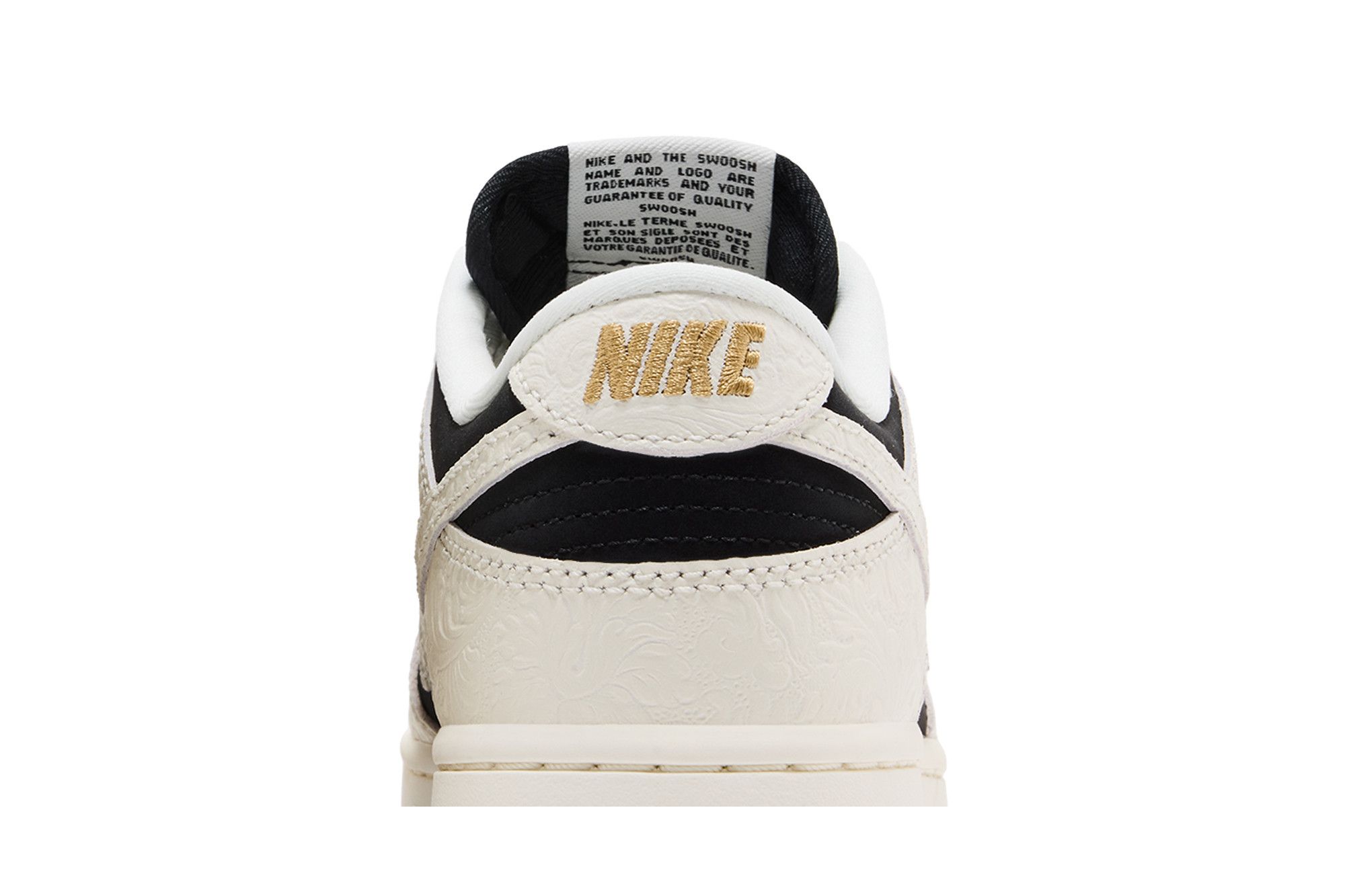 Cheap (W) Nike Dunk Low ''Geëmbosseerd Zwart Sail'' IF3944-001