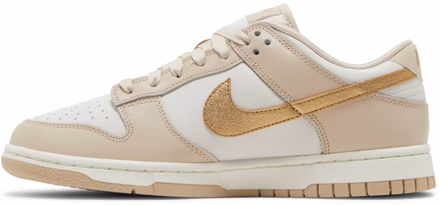 (W) Nike Dunk Low 'Gold Swoosh' Emas DX5930-001 Lookbook (W) Nike Dunk Low 'Gold Swoosh' Emas DX5930-001
