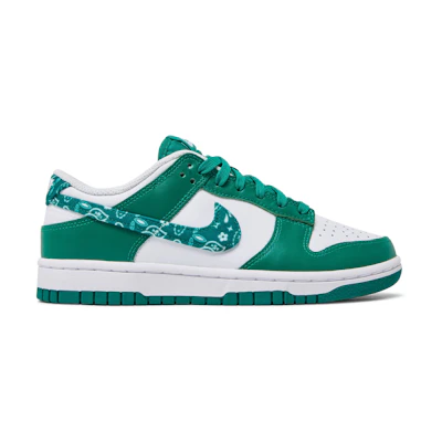(W) Nike Dunk Low 'Green Paisley'