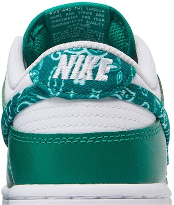 (W) 나이키 덩크 로우 '그린 페이즐리' (40 characters) DH4401-102 Sizing (W) 나이키 덩크 로우 '그린 페이즐리' (40 characters) DH4401-102