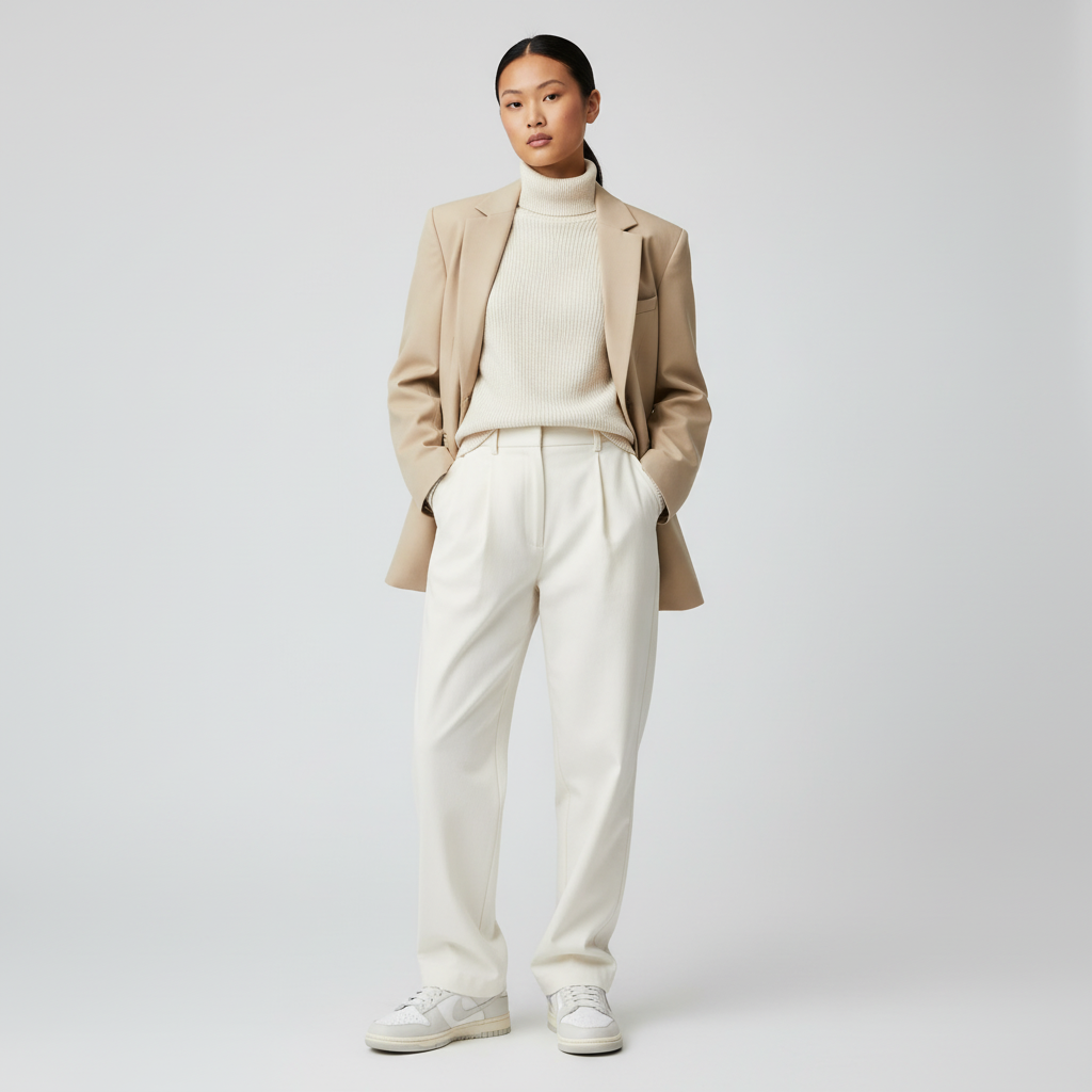 Lookbook (W) 나이키 덩크 로우 '라이트 본' DD1503-107