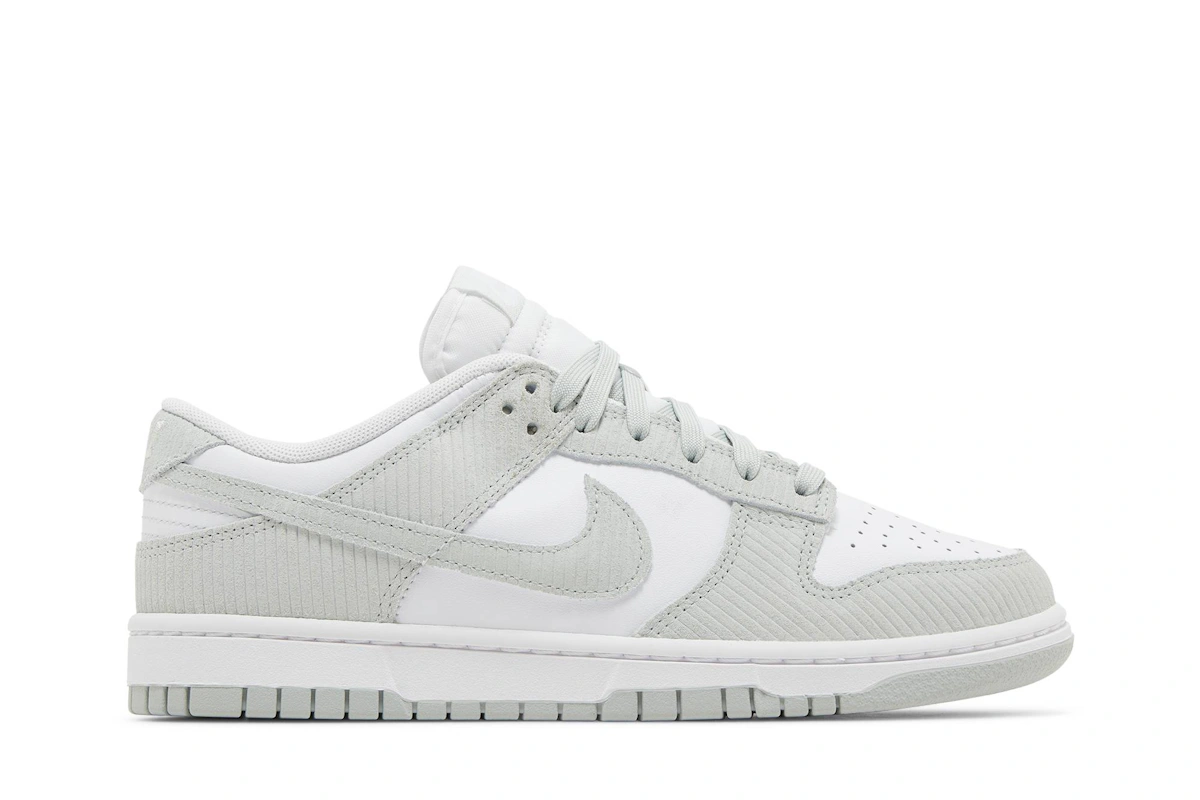 (Women) Nike Dunk Low 'Light Silver Corduroy' FN7658-100